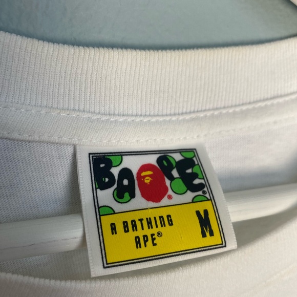 BAPE & Baby Milo Tee (SS21) White Size Medium - Picture 5 of 6